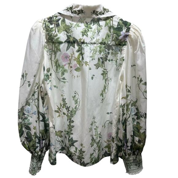 Alice + Olivia CHARIS BLOUSE M - Picture 7 of 7